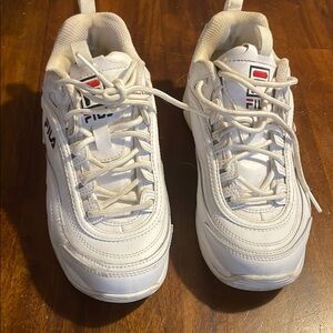Fila White Sneakers great shape